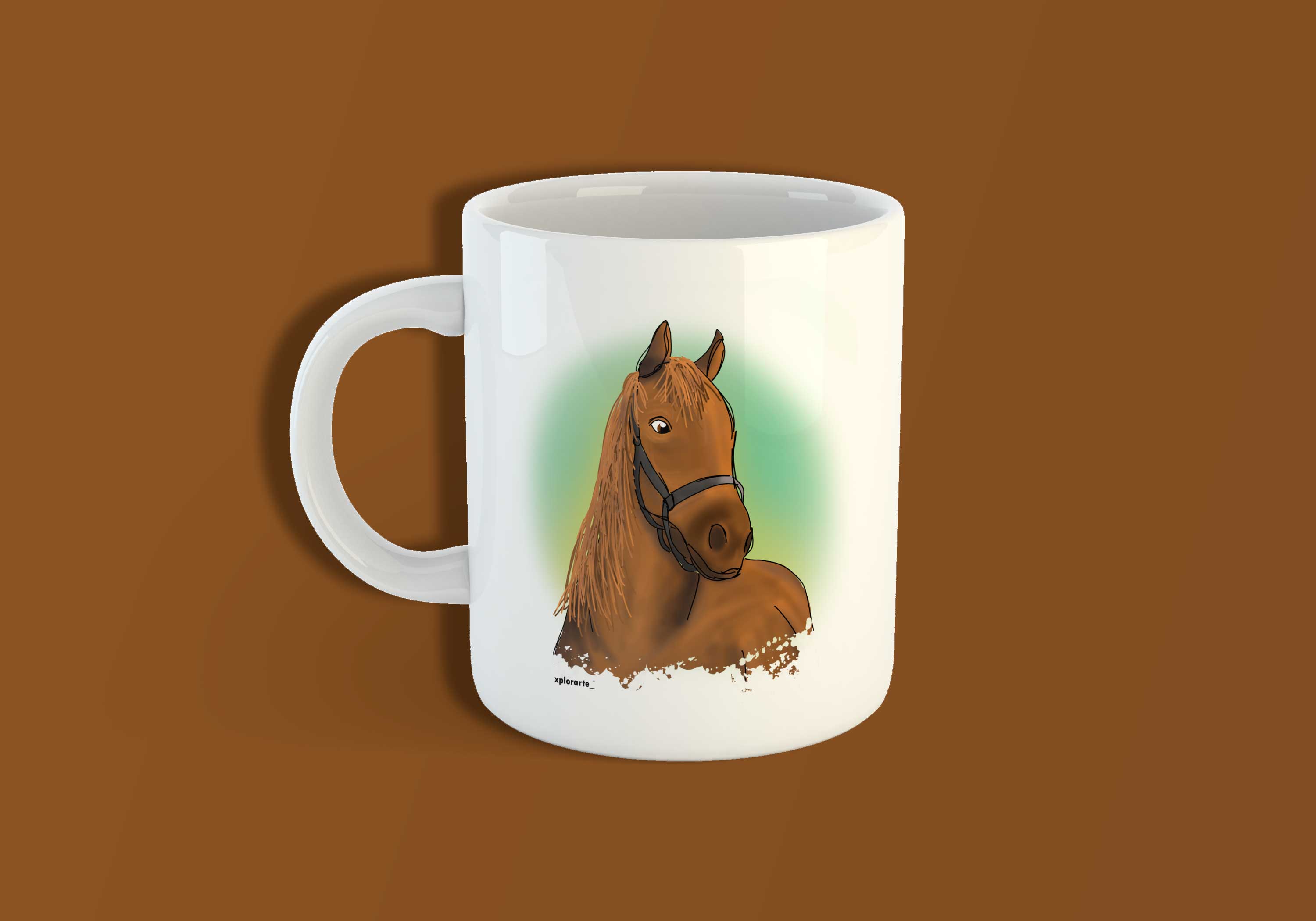 Taza caballo