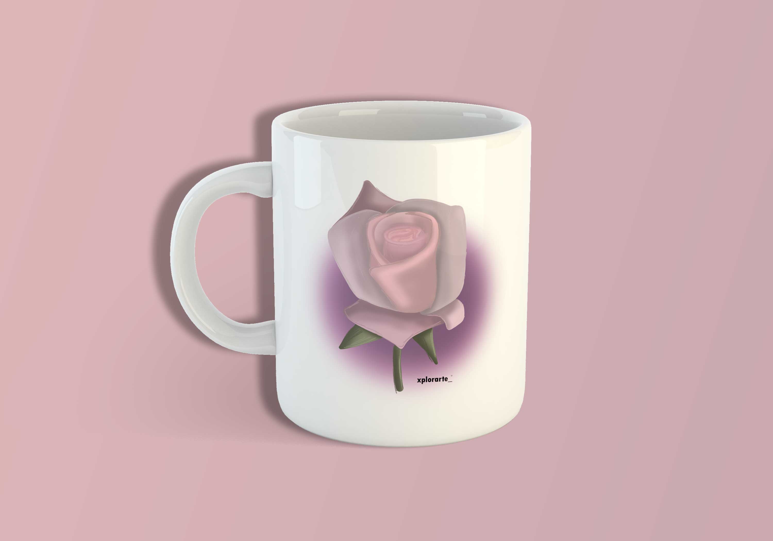 Taza rosa